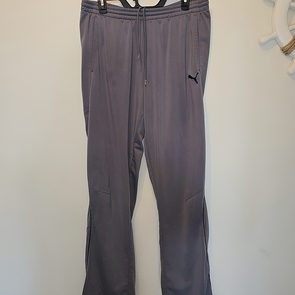 Puma Men's Gray Track Pants